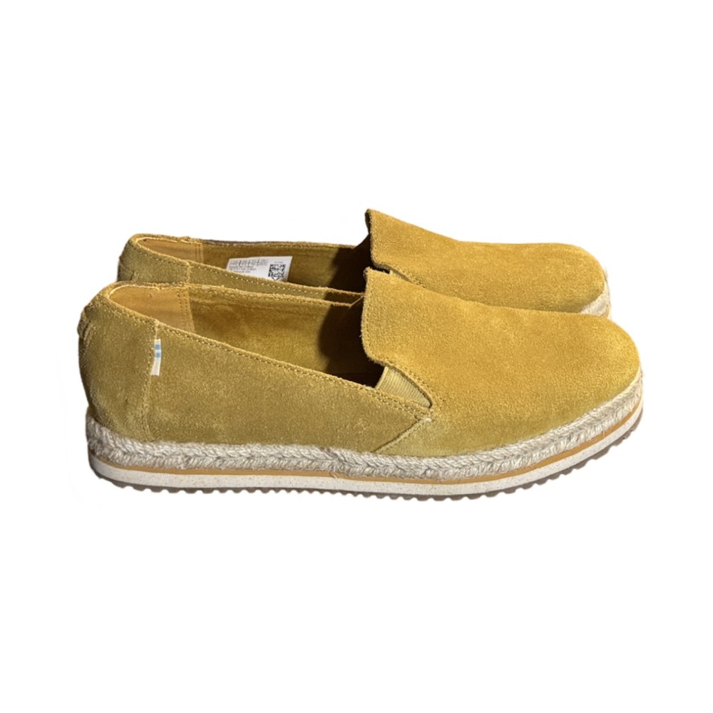 Toms Yellow Loafers Slip-Ons Casual Comfort